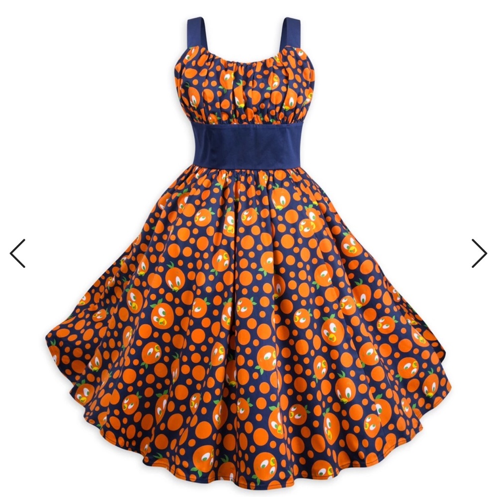 Disney Parks orange bird dress size large.